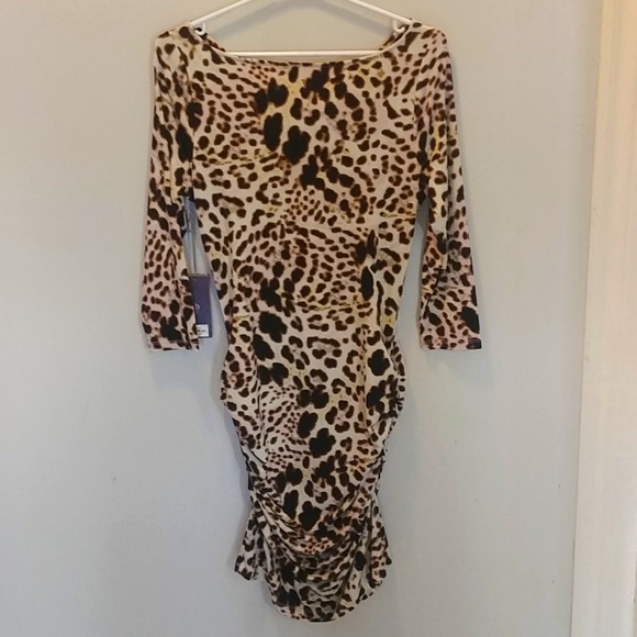 Jennifer Lopez Eternal Beauty Shaped Leopold Dress NWT Size Medium - Picture 2 of 15